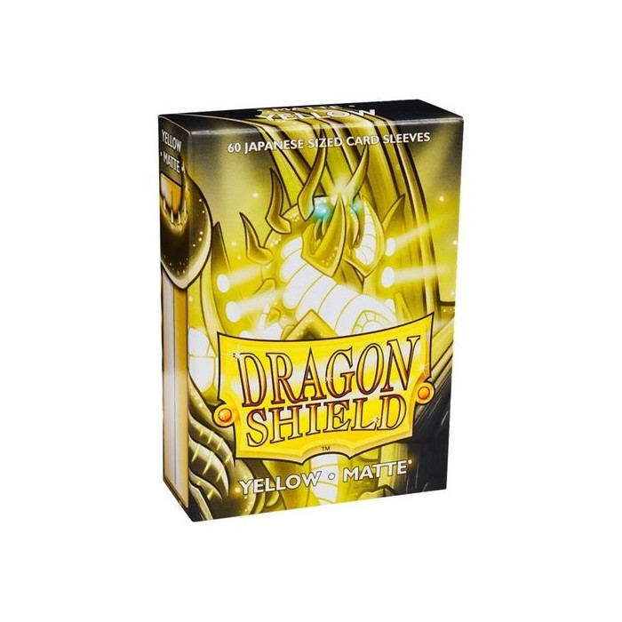 Dragon Shield Matte 60 Japanese Sized Yellow