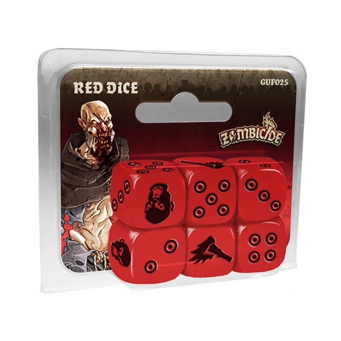 Zombicide Black Plage Red Dice